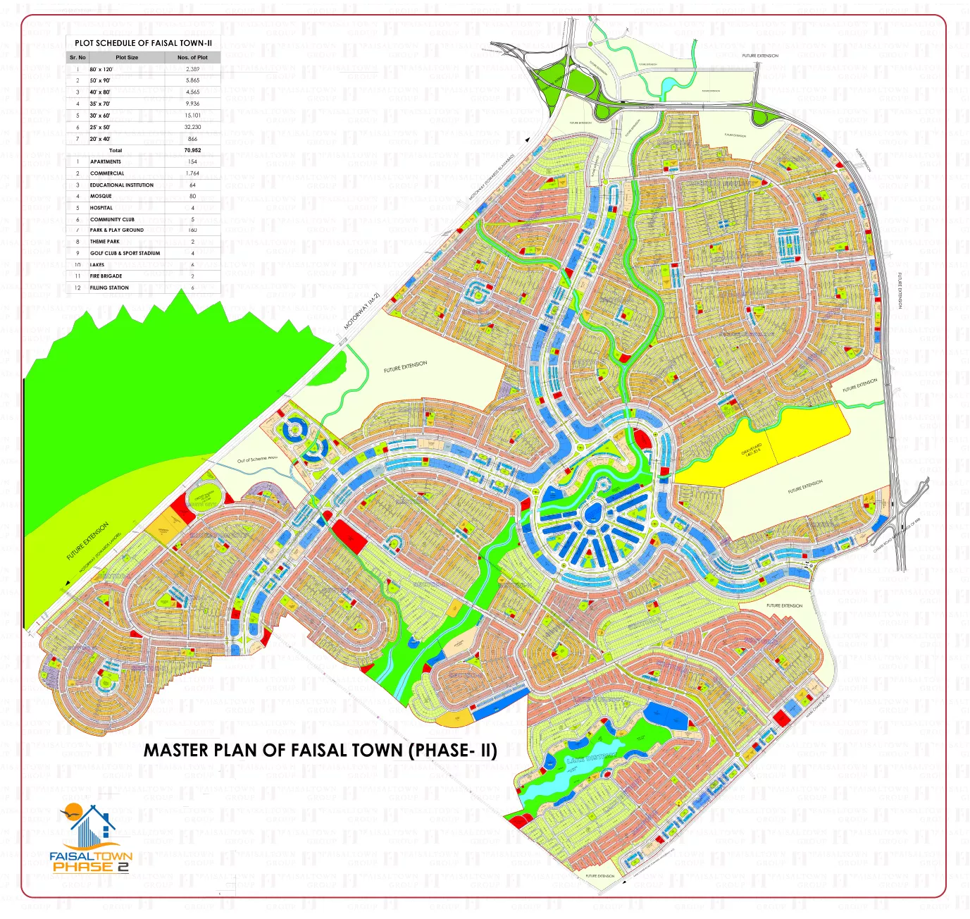 faisal town phase 2 master plan